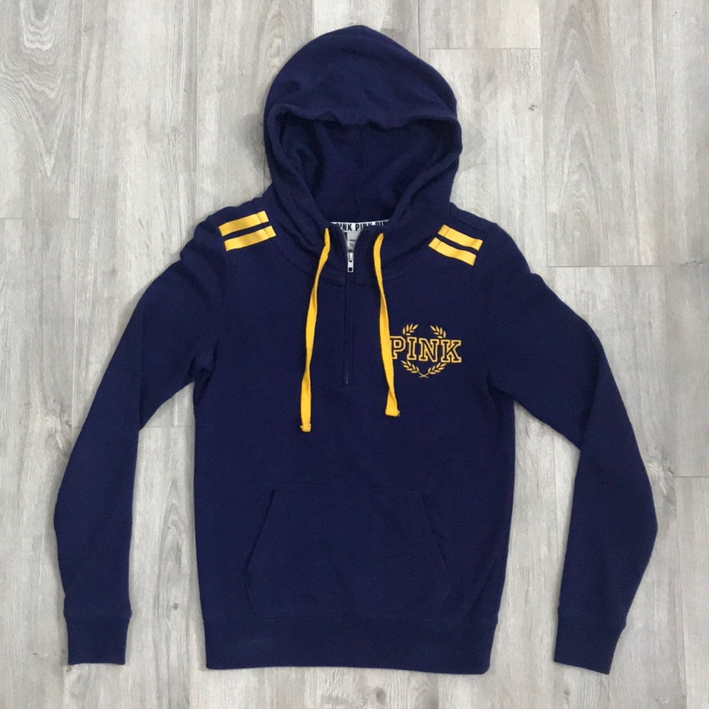 Half zip pullover hoodie